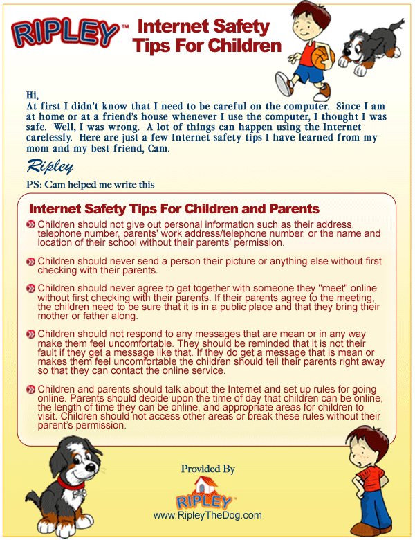 internet safety for children