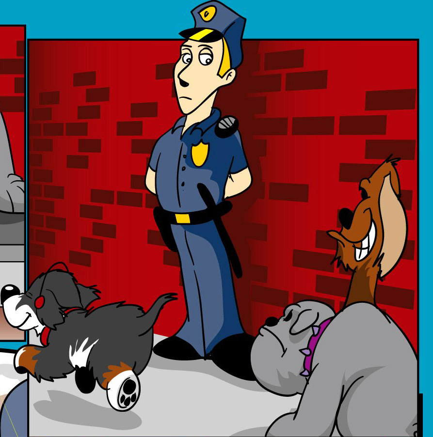 ripley the dog web comic oblivious graphics
