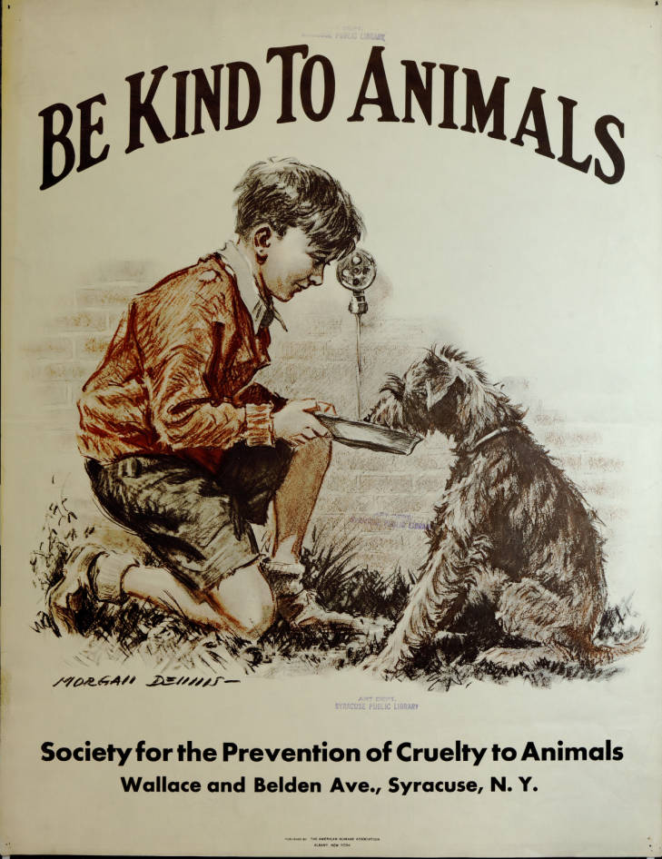 Posters by the Society for the Prevention of Cruelty to Animals